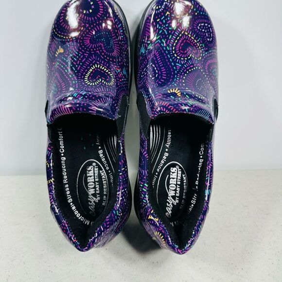 Easy Works By Easy Street TIFFANY WORK SLIP-ON CLOGS Size 6 M - Picture 6 of 8